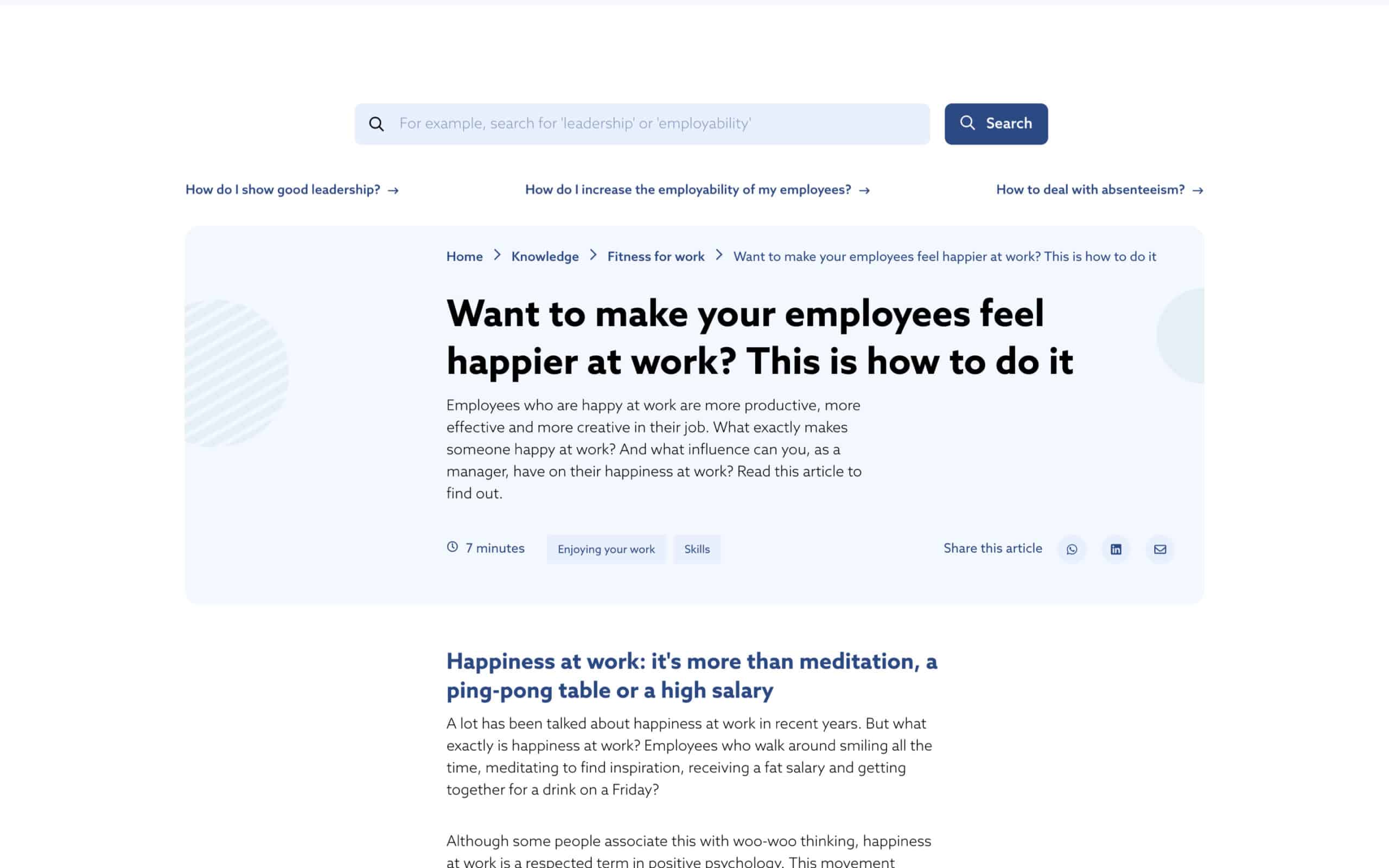 Mensely knowledge article